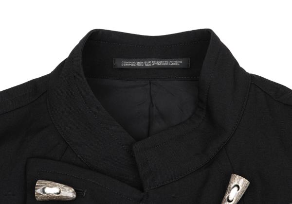 Yohji Yamamoto POUR HOMME 12AW Wool Jacket Black Size 1