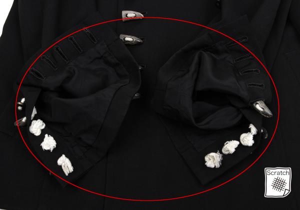Yohji Yamamoto POUR HOMME 12AW Wool Jacket Black Size 1