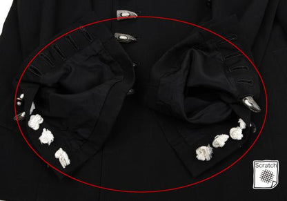 Yohji Yamamoto POUR HOMME 12AW Wool Jacket Black Size 1