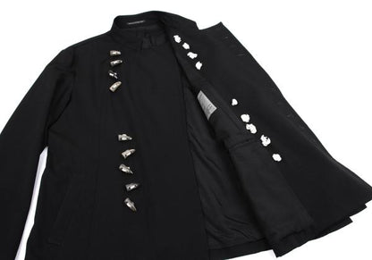 Yohji Yamamoto POUR HOMME 12AW Wool Jacket Black Size 1