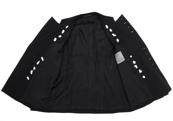 Yohji Yamamoto POUR HOMME 12AW Wool Jacket Black Size 1