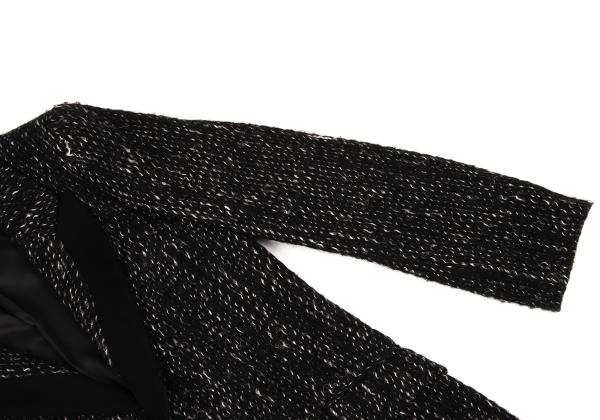 Yohji Yamamoto POUR HOMME Pile Lapel Blazer Black Size 2