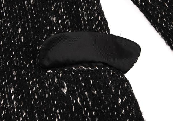 Yohji Yamamoto POUR HOMME Pile Lapel Blazer Black Size 2