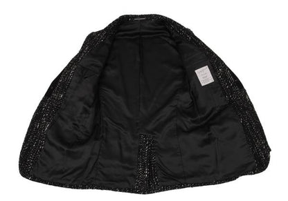 Yohji Yamamoto POUR HOMME Pile Lapel Blazer Black Size 2
