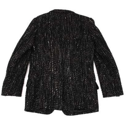Yohji Yamamoto POUR HOMME Pile Lapel Blazer Black Size 2