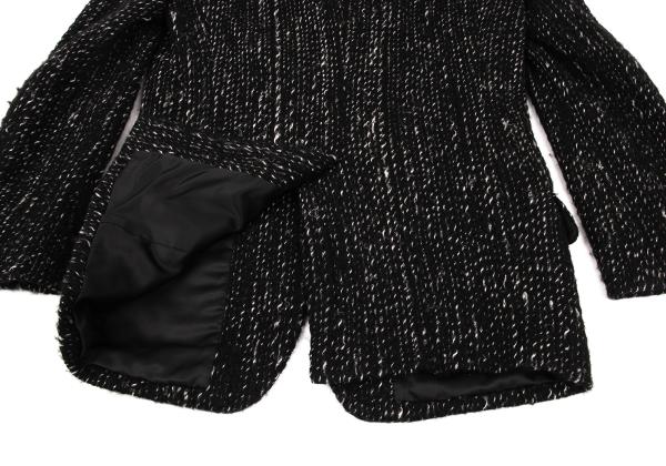Yohji Yamamoto POUR HOMME Pile Lapel Blazer Black Size 2