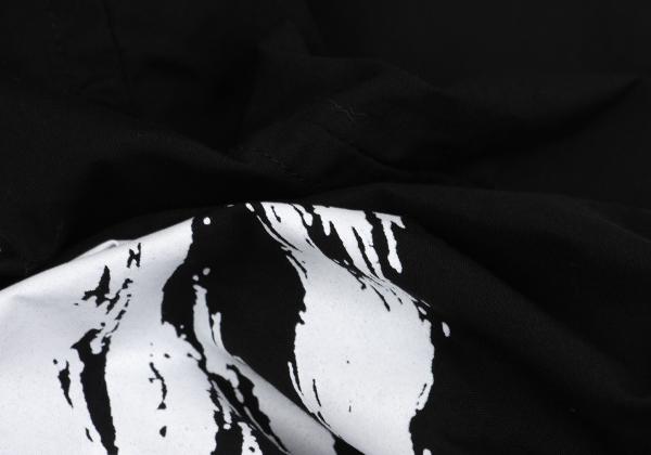 Ground Y Souun Takeda Pigment Print Shirt Black Size 3