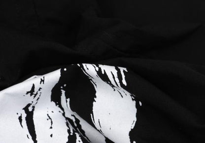 Ground Y Souun Takeda Pigment Print Shirt Black Size 3