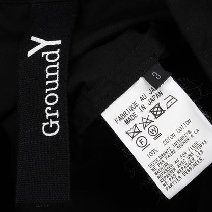 Ground Y Souun Takeda Pigment Print Shirt Black Size 3