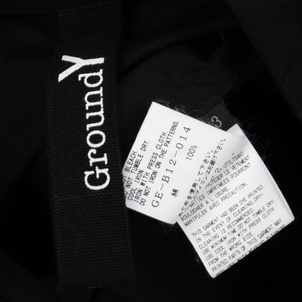 Ground Y Souun Takeda Pigment Print Shirt Black Size 3