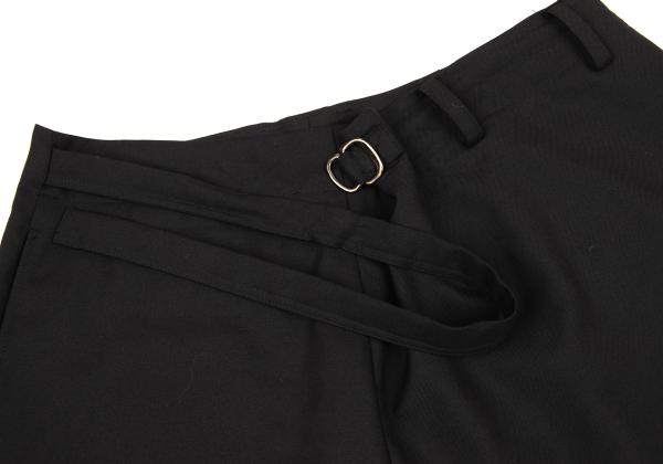 Ground Y Black Wool Poly Gabardine Sarouel Pants Size 3