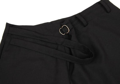 Ground Y Black Wool Poly Gabardine Sarouel Pants Size 3