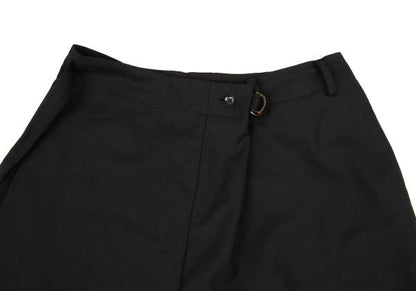 Ground Y Black Wool Poly Gabardine Sarouel Pants Size 3