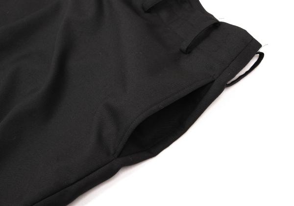 Ground Y Black Wool Poly Gabardine Sarouel Pants Size 3