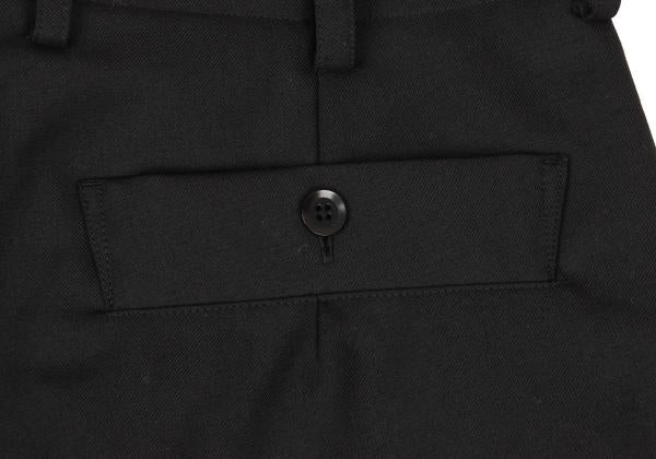 Ground Y Black Wool Poly Gabardine Sarouel Pants Size 3