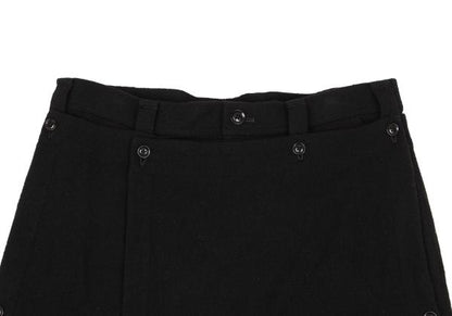 Ground Y Flannel Wool Paneled Skirt Pants Black Size 3