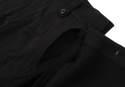 Ground Y Flannel Wool Paneled Skirt Pants Black Size 3