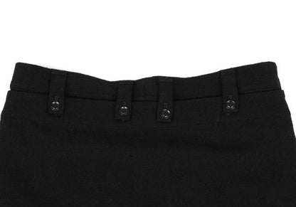 Ground Y Flannel Wool Paneled Skirt Pants Black Size 3