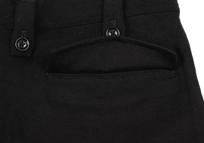 Ground Y Flannel Wool Paneled Skirt Pants Black Size 3