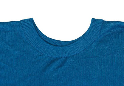 Y-3 Rayon Sleeveless Long Knit Vest Blue Size NS