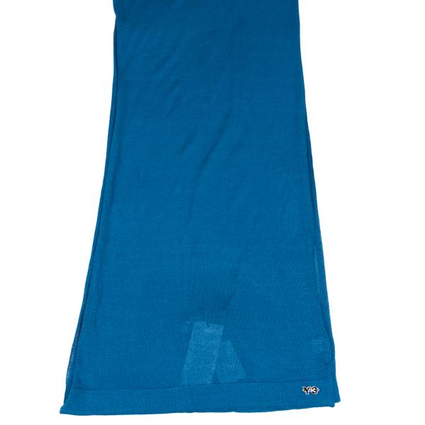 Y-3 Rayon Sleeveless Long Knit Vest Blue Size NS