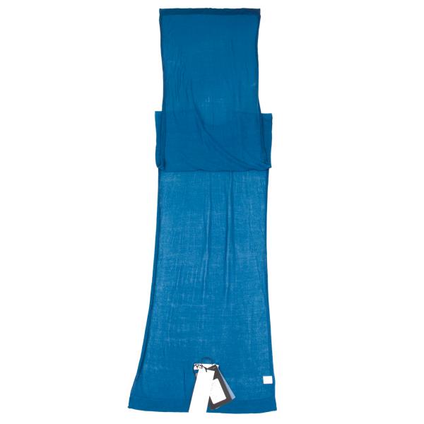 Y-3 Rayon Sleeveless Long Knit Vest Blue Size NS