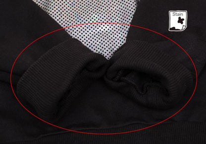 Y-3 Black Square Dot Foil Logo Print Sweatshirt Size L