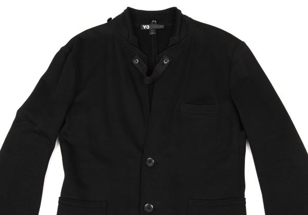 Y-3 Cotton Strap Sweat Jacket Black Size S