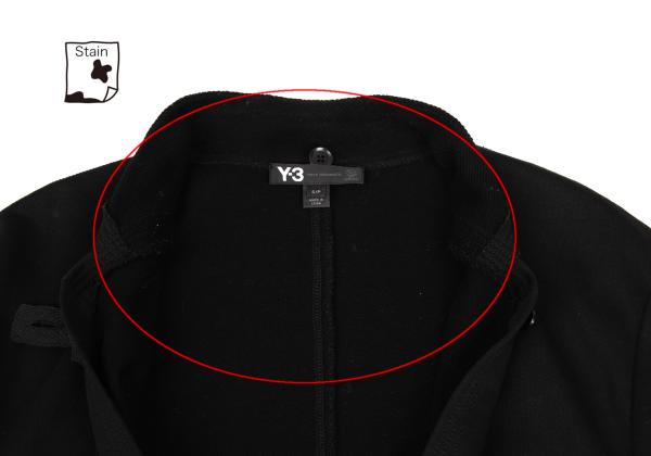 Y-3 Cotton Strap Sweat Jacket Black Size S