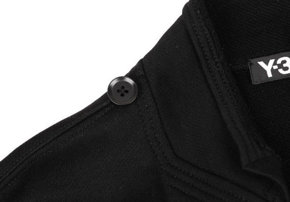 Y-3 Cotton Strap Sweat Jacket Black Size S