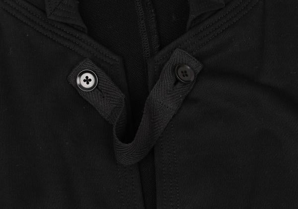 Y-3 Cotton Strap Sweat Jacket Black Size S