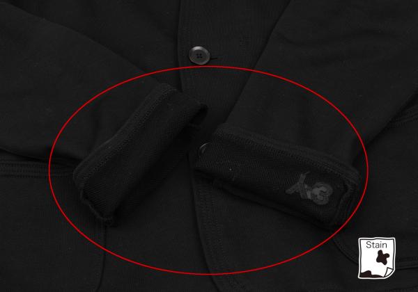 Y-3 Cotton Strap Sweat Jacket Black Size S