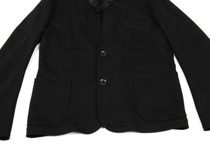 Y-3 Cotton Strap Sweat Jacket Black Size S