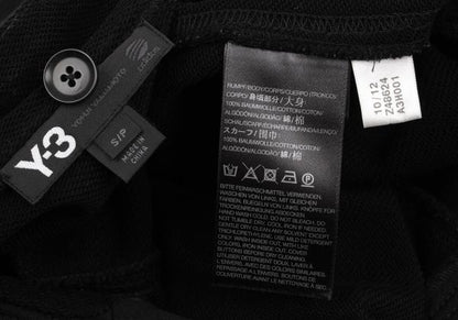 Y-3 Cotton Strap Sweat Jacket Black Size S