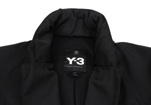 Y-3 Faux Leather Panel Ventilation Jacket Black Size S