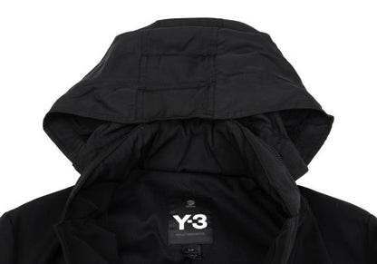 Y-3 Faux Leather Panel Ventilation Jacket Black Size S
