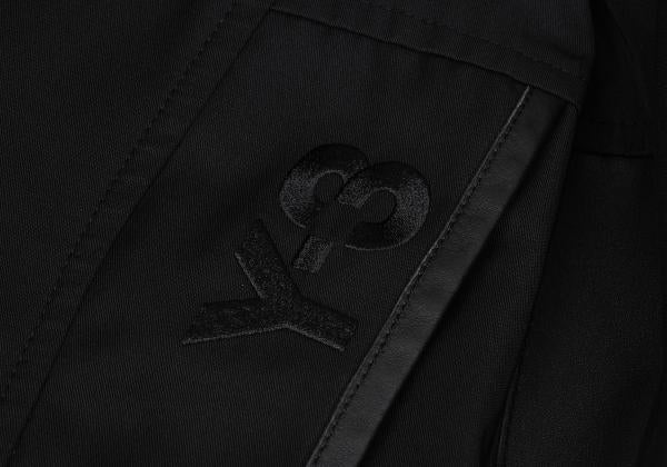 Y-3 Faux Leather Panel Ventilation Jacket Black Size S