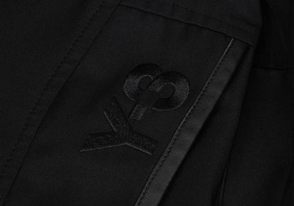 Y-3 Faux Leather Panel Ventilation Jacket Black Size S