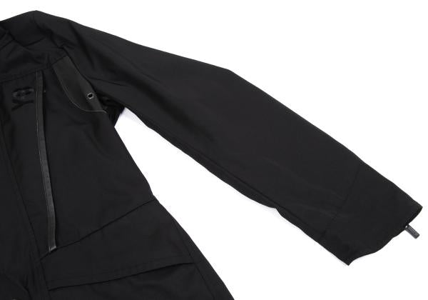Y-3 Faux Leather Panel Ventilation Jacket Black Size S