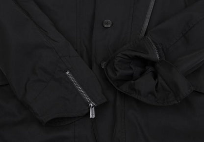 Y-3 Faux Leather Panel Ventilation Jacket Black Size S