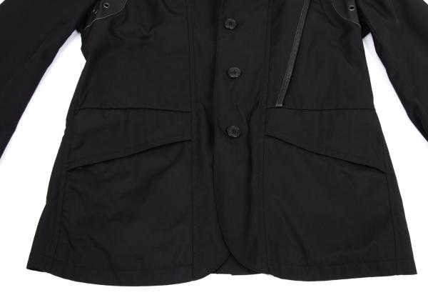 Y-3 Faux Leather Panel Ventilation Jacket Black Size S