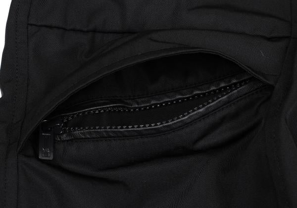 Y-3 Faux Leather Panel Ventilation Jacket Black Size S