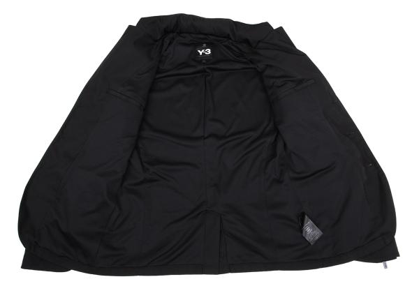 Y-3 Faux Leather Panel Ventilation Jacket Black Size S