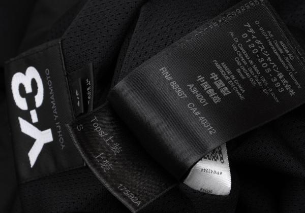 Y-3 Faux Leather Panel Ventilation Jacket Black Size S
