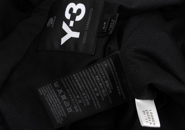 Y-3 Faux Leather Panel Ventilation Jacket Black Size S