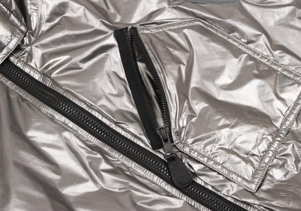Y-3 Poly Metallic Padded Vest Silver Size S