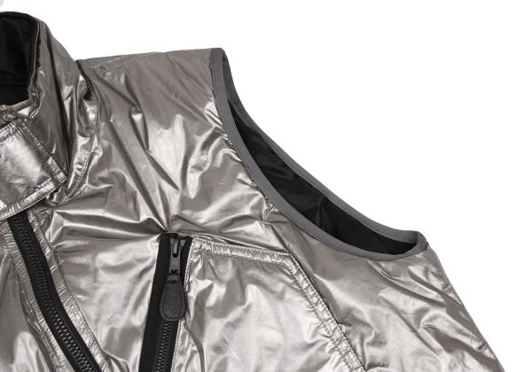 Y-3 Poly Metallic Padded Vest Silver Size S