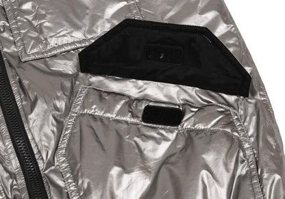 Y-3 Poly Metallic Padded Vest Silver Size S