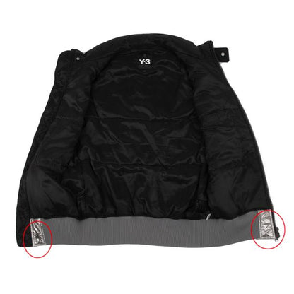 Y-3 Poly Metallic Padded Vest Silver Size S