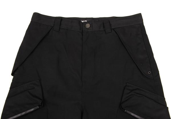 Y-3 Poly Zip Pocket Cargo Pants Black Size XS